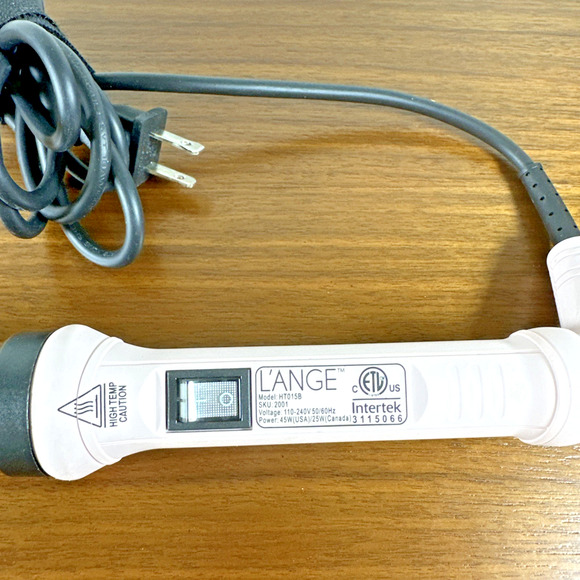 L'ange Hair Curling Wand HT015B 1.25” Blush Pink Lange Tested - Picture 2 of 5